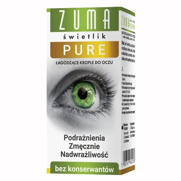 Zuma Świetlik Pure, krople do oczu, 10ml
