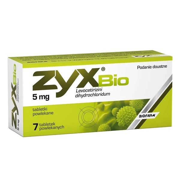 Zyx Bio 5mg, 7 tabletek