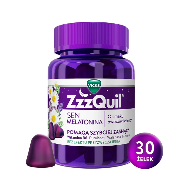 Vicks Zzzquil Natura, żelki, 30 sztuk