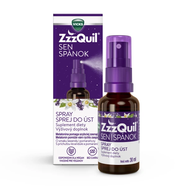 Vicks Zzzquil Sen, spray z melatoniną, 30ml